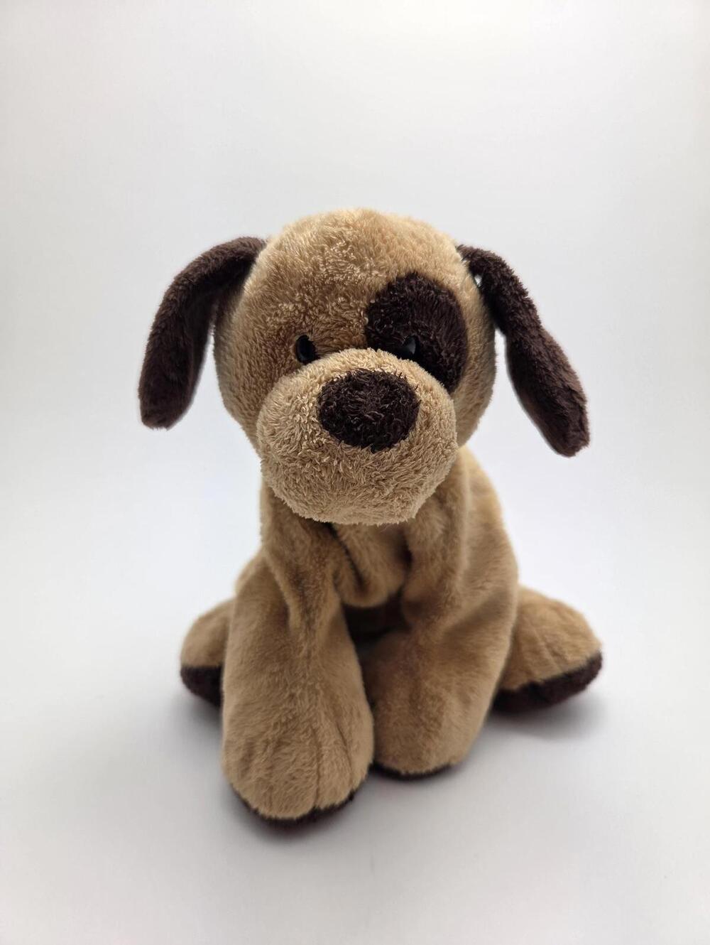 Ty Pluffies Collection “Barkers” the Dog *Rare* No Hang Tag (8.5 inch)